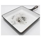 Antique Griswold Enameled #2108 8ï¿½ Square Fry