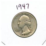 1947 Washington Silver Quarter
