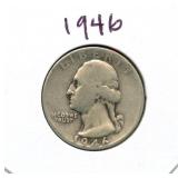 1946 Washington Silver Quarter