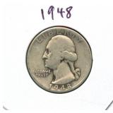 1948 Washington Silver Quarter