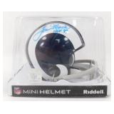 Tom Mach Signed Los Angeles Rams Mini Helmet