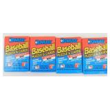4 Sealed Wax Packs 1989 Donruss Baseball Cards -