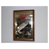 * Miller High Life Rainbow Trout Mirror - 22.5" x