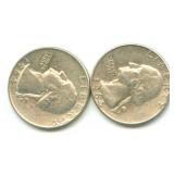 (2) U.S. Washington Silver Quarters
