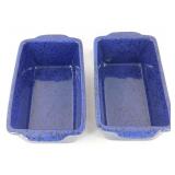 * 2 Western Stoneware #1607 Cobalt Blue