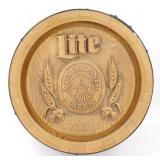 * Vintage Miller Lite Barrel Keg Sign