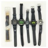 Group of Vintage Watches - Digital, Timex