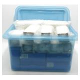 ** Tote Full of New Light Bulbs