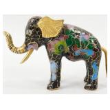 Enamel Elephant Figurine