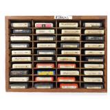 * (40) 8-Track Tapes with Case