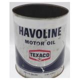 * Havoline 1 Gallon Oil Can