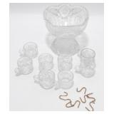 * Miniature Toy Punch Bowl Set