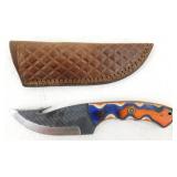 New Carbon Steel Gut Hook Hunting Knife with