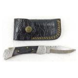 New Damascus Steel Folding Pocket Knife with