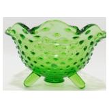 * MCM L.E. Smith 3-Toed Green Candy Dish
