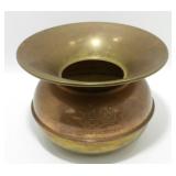 Brass/Copper Union Pacific R.R. Spittoon
