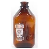 * Amber 1/2 Gal. Holmen Coop Creamery Association