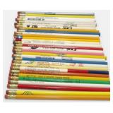 30 Unused Vintage Advertising Pencils