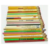 30 Unused Vintage Advertising Pencils