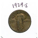 1929-S Standing Liberty Silver Quarter