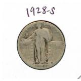 1928-S Standing Liberty Silver Quarter