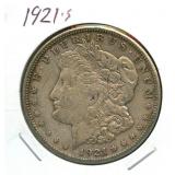 1921-S Morgan Silver Dollar