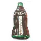 * Vintage Coca Cola Metal Thermometer