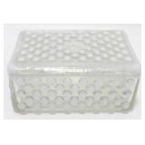Hobnail Covered Dish - Fenton?