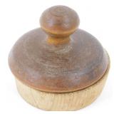 * 2 Vintage Wood Butter Molds