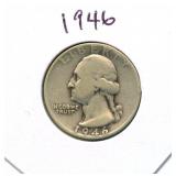 1946 Washington Silver Quarter