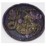 MCM Chalkware Zodiac Plaque - Capricorn