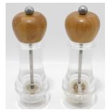 Glass Salt and Pepper Grinders