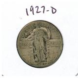 1927-D Standing Liberty Silver Quarter