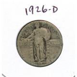 1926-D Standing Liberty Silver Quarter