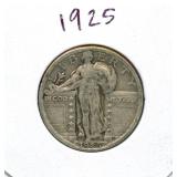 1925 Standing Liberty Silver Quarter