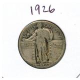 1926 Standing Liberty Silver Quarter