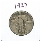 1927 Standing Liberty Silver Quarter