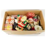 ** Box Full of Christmas Decorations