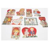 Vintage Valentine Cards Paper Ephemera