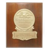 * 1965 Great American Insurance Company Plaque -