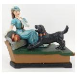 Vintage Repo Pouncing Pup Cast Iron Mechanical