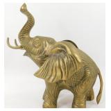 Large Brass Elephant - Heavy