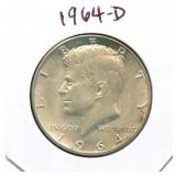 1964-D Kennedy Silver Half Dollar