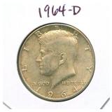 1964-D Kennedy Silver Half Dollar