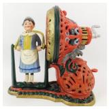 Vintage Repo Girl Skipping Rope Mechanical Bank -