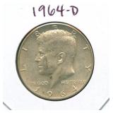 1964-D Kennedy Silver Half Dollar