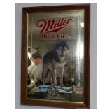 * Miller High Life Timberwolf Mirror - 22.5" x