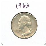 1963 Washington Silver Quarter