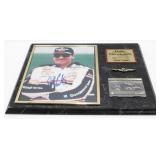 Autographed Dale Earnhardt Plaque