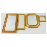 * Assorted Gold Mirrors